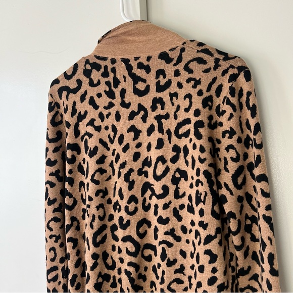 J. Crew Sophie Knit Sweater Blazer Leopard Print Open Front Cardigan XS $148 - Picture 11 of 11